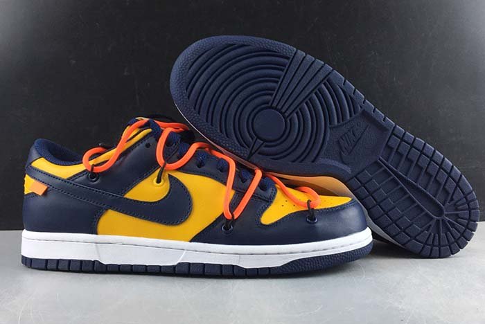 NIKE DUNK LOW Off-White MICHIGAN - CT0856-700