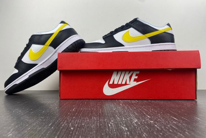 Nike Dunk Low Black Yellow White FQ2431-001