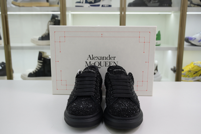 Alexander McQueen sole sneakers full diamond