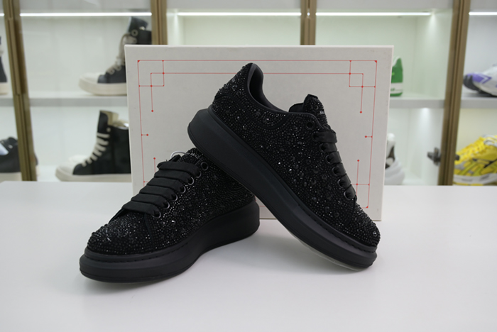 Alexander McQueen sole sneakers full diamond