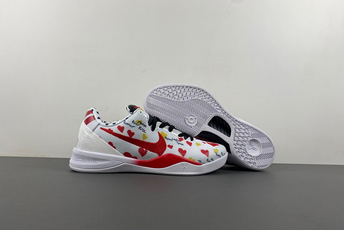 Nike Kobe 8 “I Love You” Custom shoes FJ9364-201.