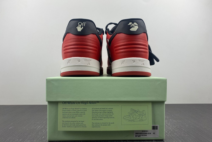 OFF-WHITE Out Of Office  BLACK RED
